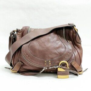 Chloe Paddington Shoulder Bag Brown Leather 3966998